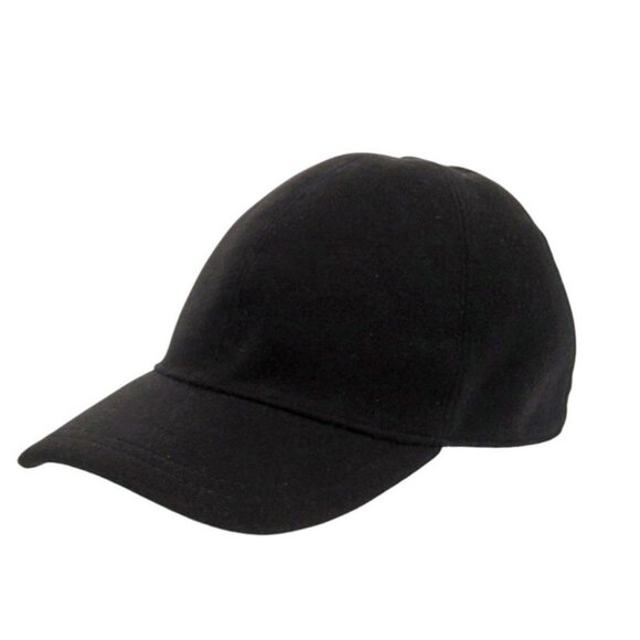Bottega Veneta Intrecciato Baseball Cap Leather Black Hat